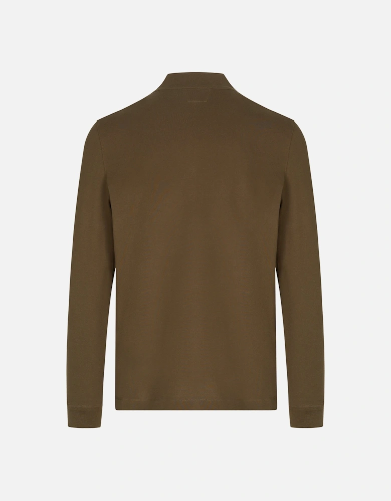 QUARTER ZIP PIQUET POLO