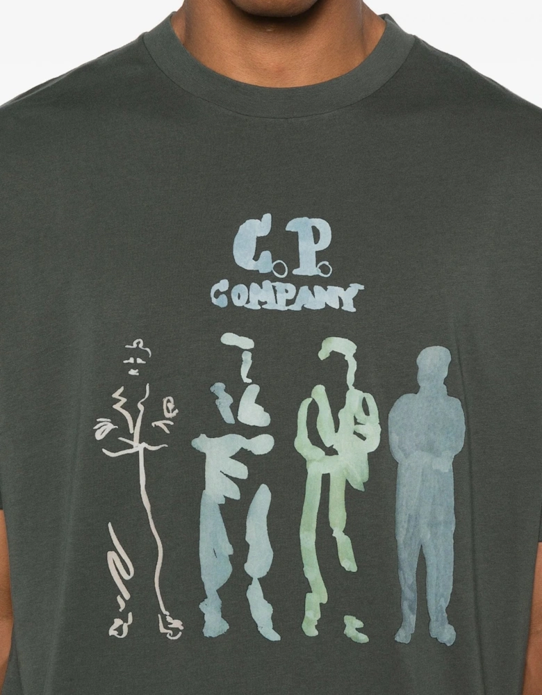 30/1 SAILOR PRINT T SHIRT
