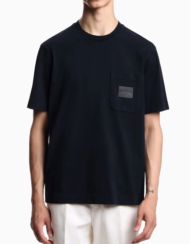 Pocket Detail T-Shirt Navy