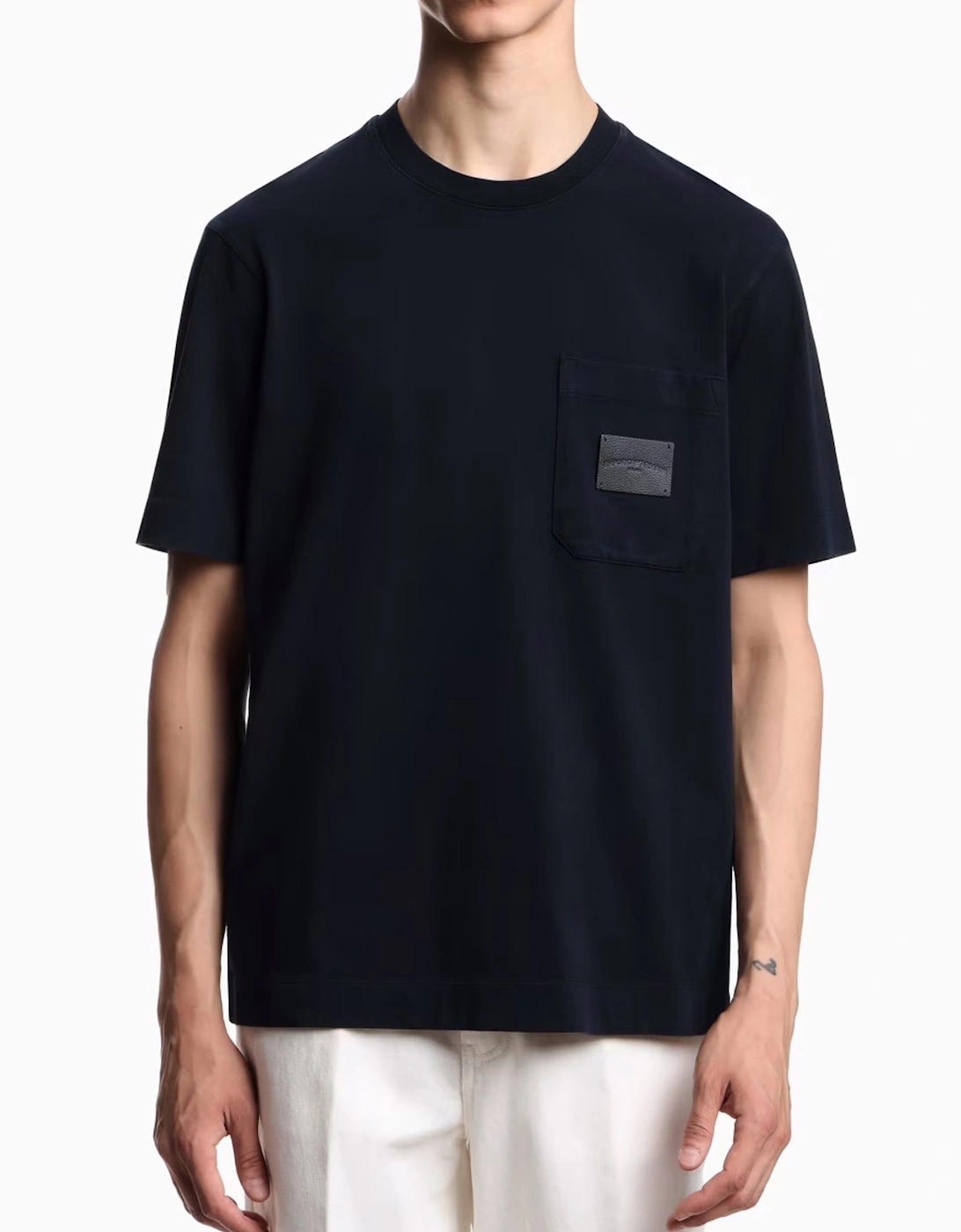 Pocket Detail T-Shirt Navy