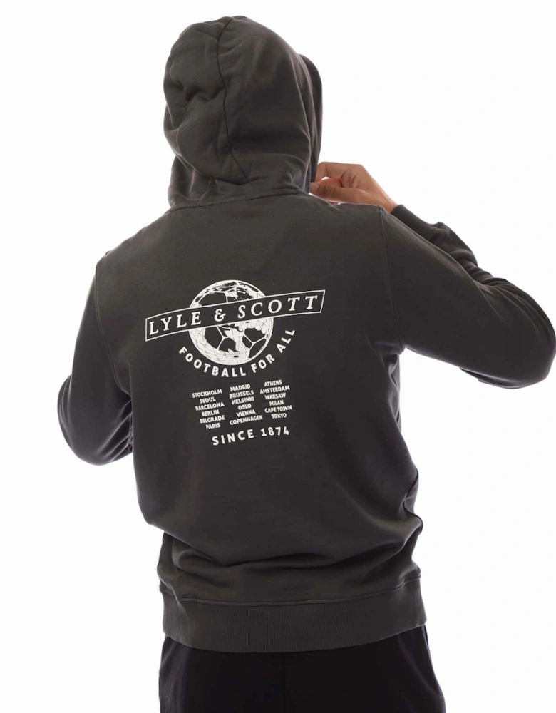 Football World Graphic Pullover Hoodie