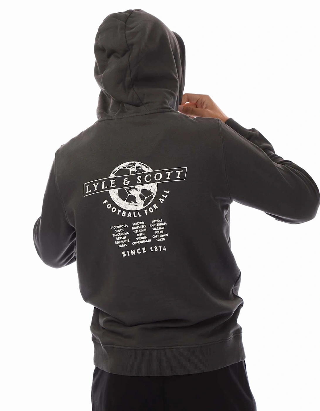 Football World Graphic Pullover Hoodie