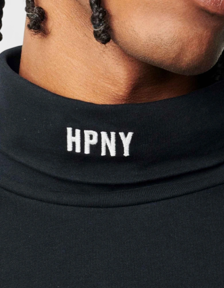 HPNY Embroidered Rollneck Black