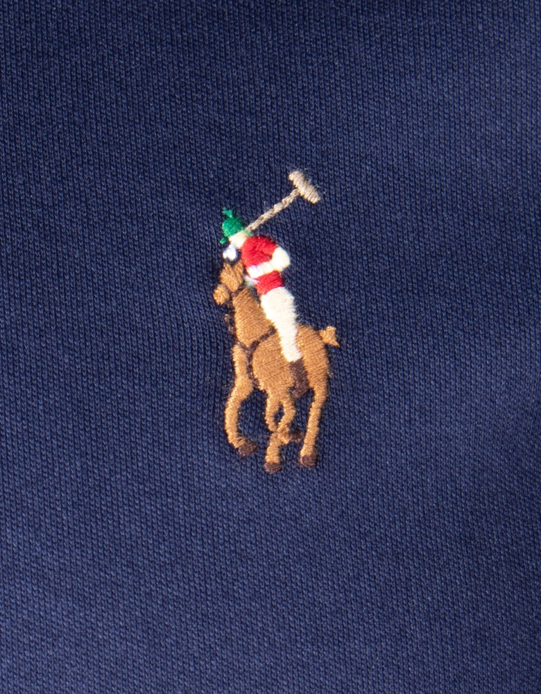Custom Slim Fit Long Sleeve Soft Cotton Polo Shirt