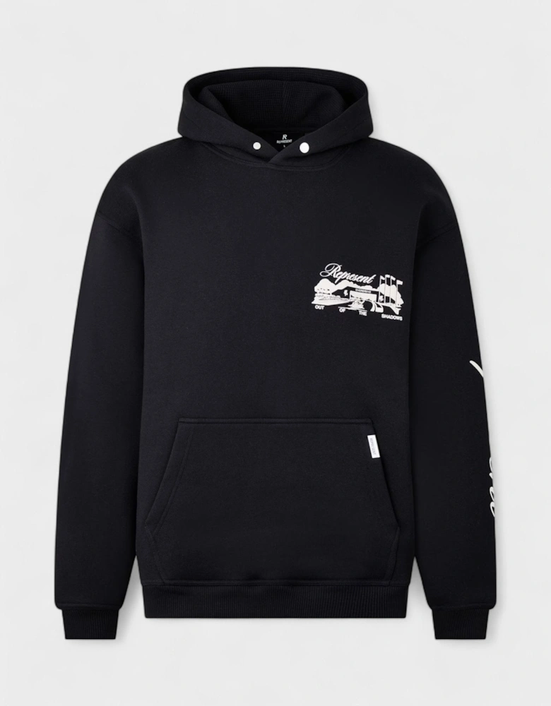 Raceway Hoodie Black
