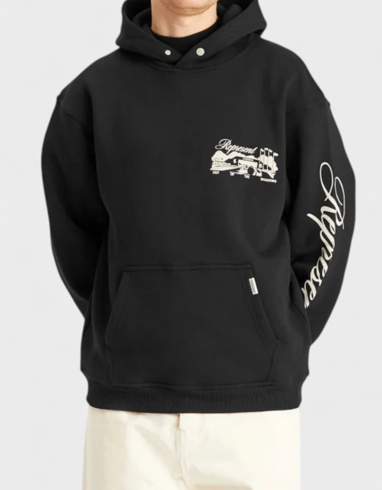 Raceway Hoodie Black