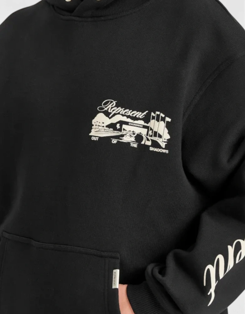 Raceway Hoodie Black