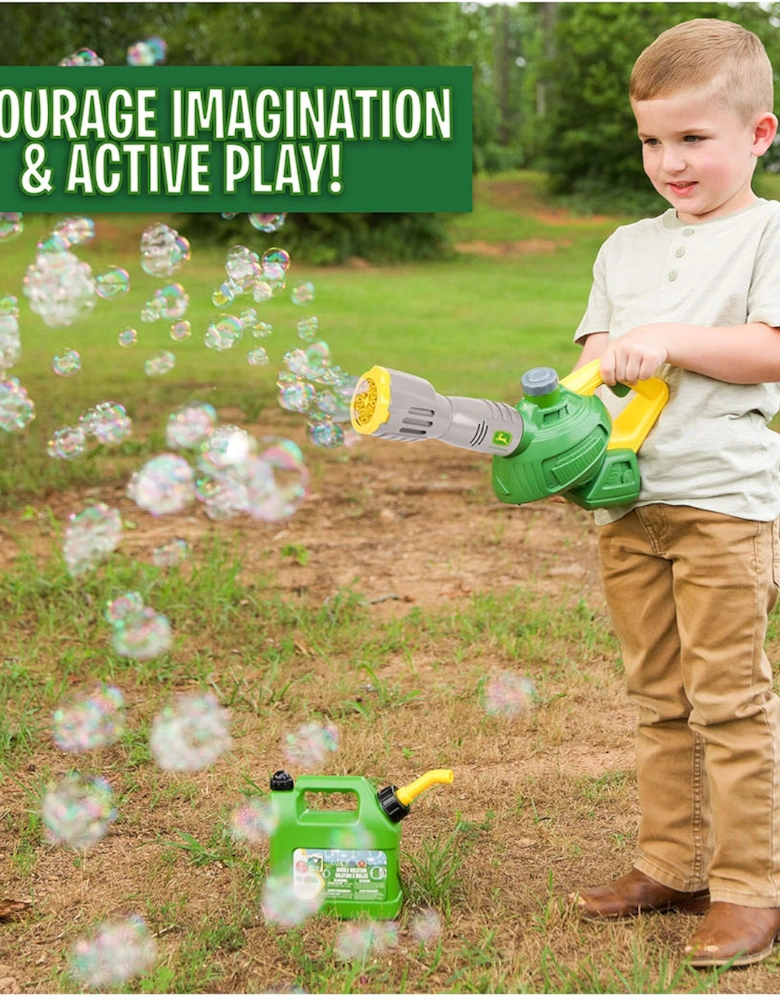 John Deere Bubble Leaf Blower & Refill Can