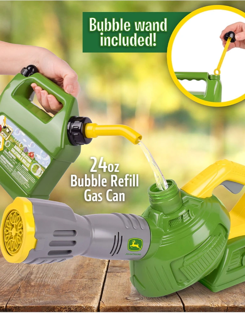 John Deere Bubble Leaf Blower & Refill Can