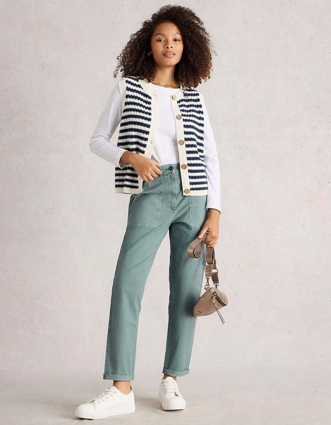 Twister Chino Trouser - Blue, 2 of 1