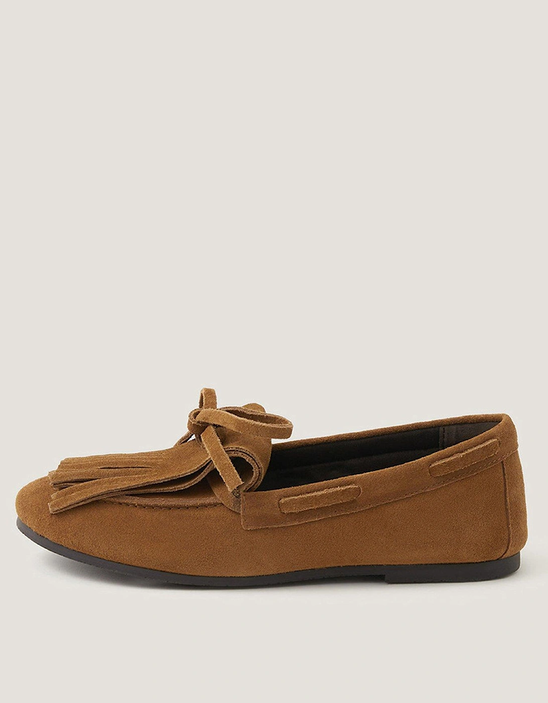 Sara Suede Mocassin - Tan, 2 of 1