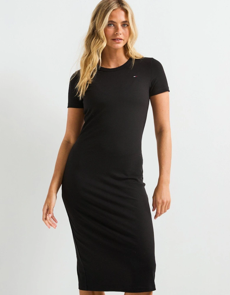 Tjw Rib Bodycon Midi Dress