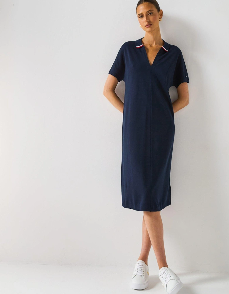 1985 Slim Mini Polo Dress