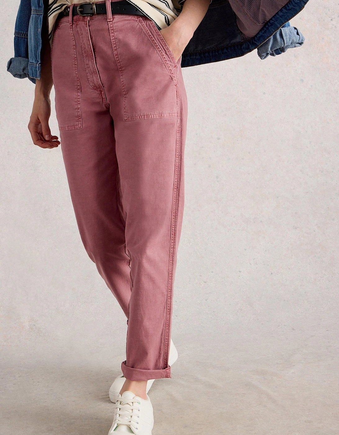 Twister Chino Trouser - Pink, 2 of 1