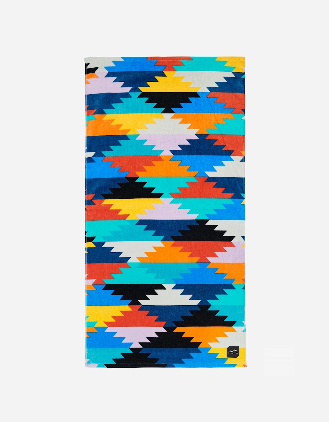 Stacked Vibrant Beach Towel - Deep Pacific, 2 of 1