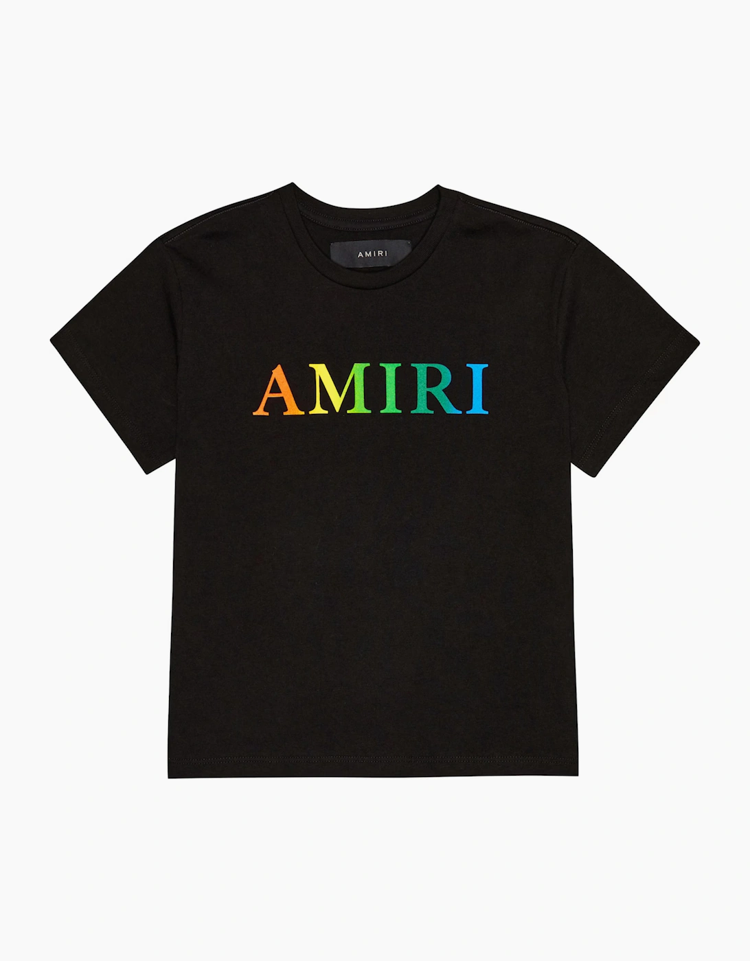 Amiri AMIRI KIDS RAINBOW LOGO TEE BLACK