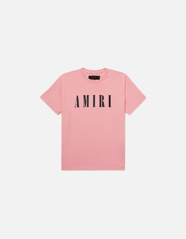 KIDS CORE LOGO TEE PINK / BLACK