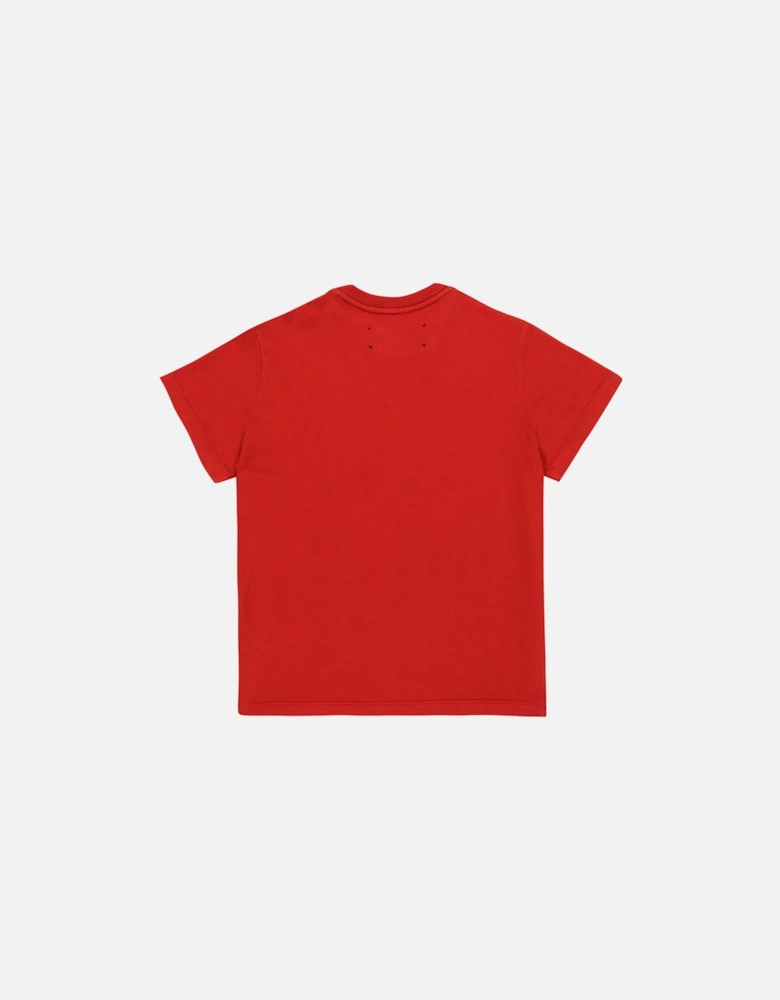 KIDS CORE LOGO TEE RED / BLUE