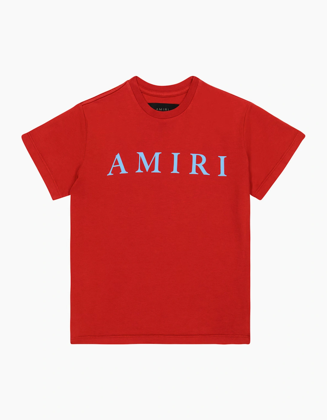 AMIRI KIDS CORE LOGO TEE RED / BLUE - Size: 4Y