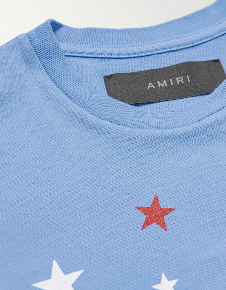 KIDS STARS GRAPHIC TEE BABY BLUE