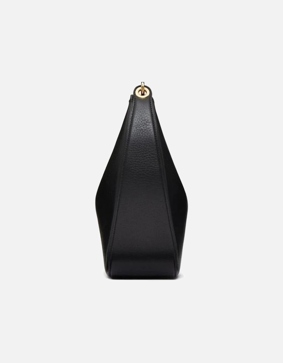 Elegant Shoulder Bag with Chain Detail for Women - Black