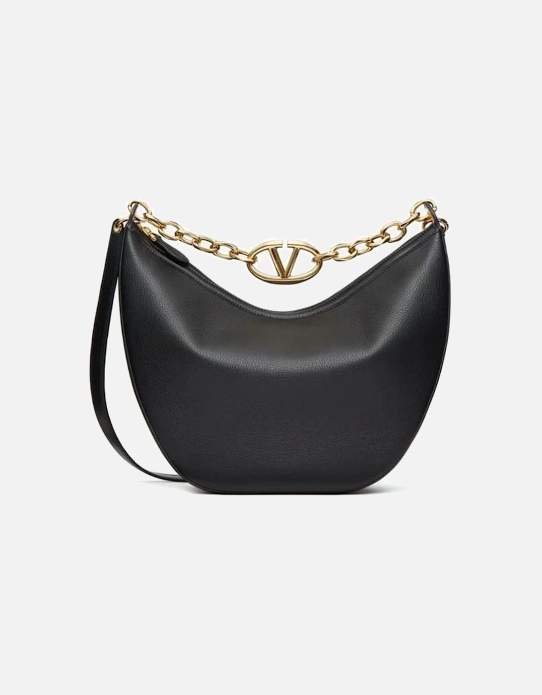 Elegant Shoulder Bag with Chain Detail for Women - Black, 5 of 4