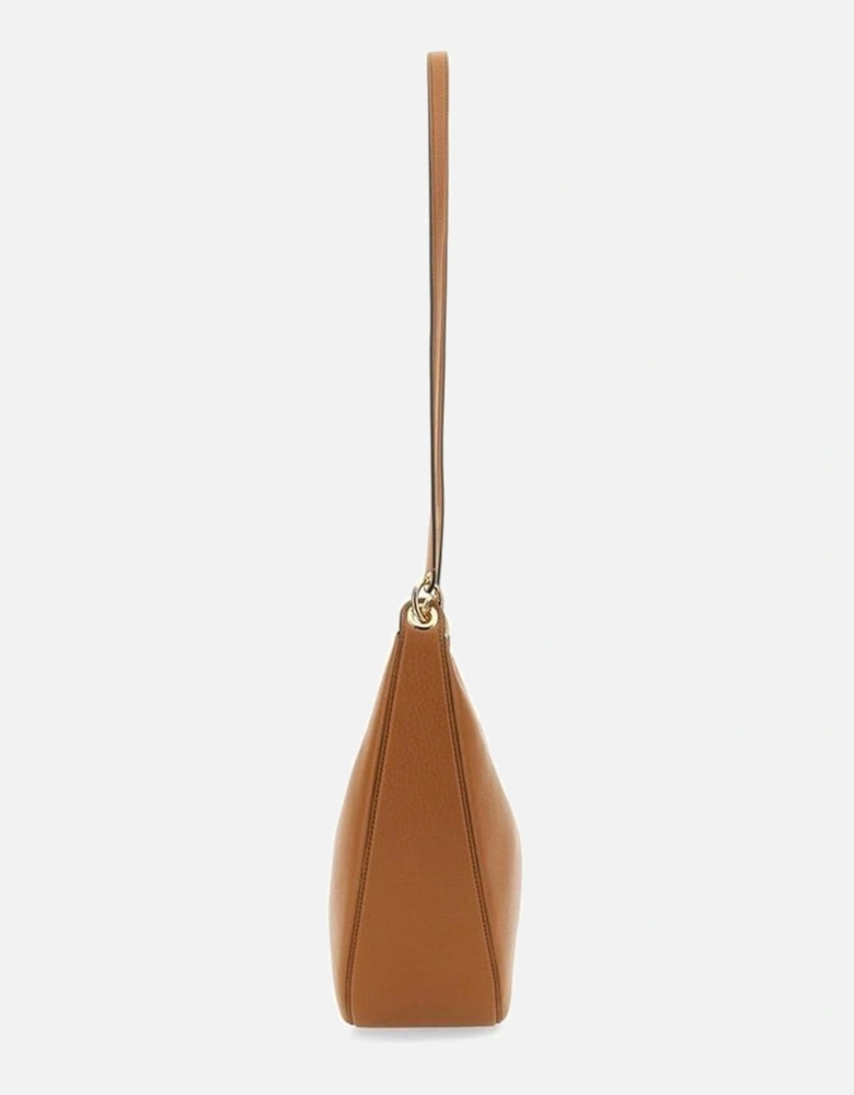 Stylish Leather Hobo Bag with Chain Detail Perfect for Everyday Women