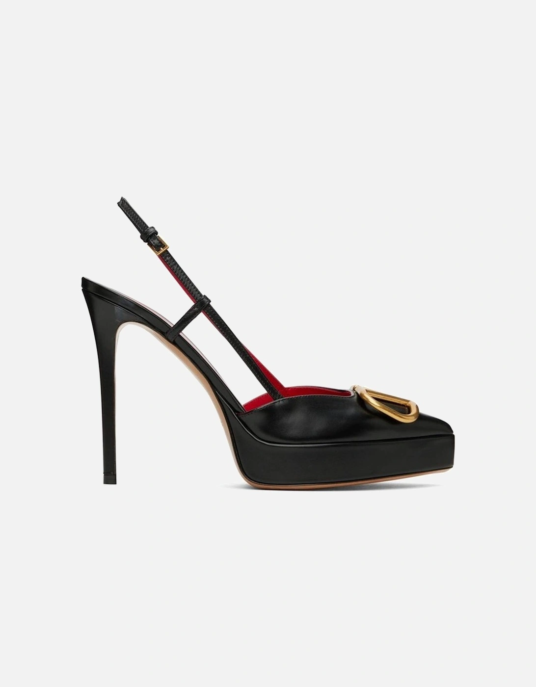 Calf Leather Pointed Toe Stiletto Heels Women - Black Pumps, 5 of 4