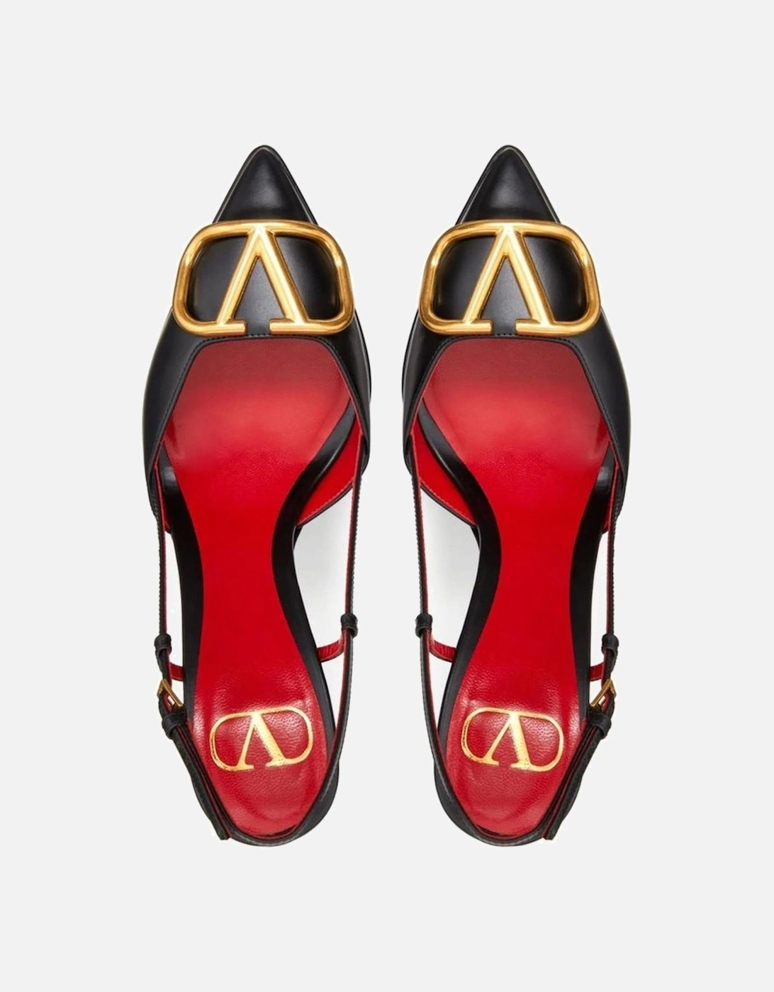 Calf Leather Pointed Toe Stiletto Heels Women - Black Pumps