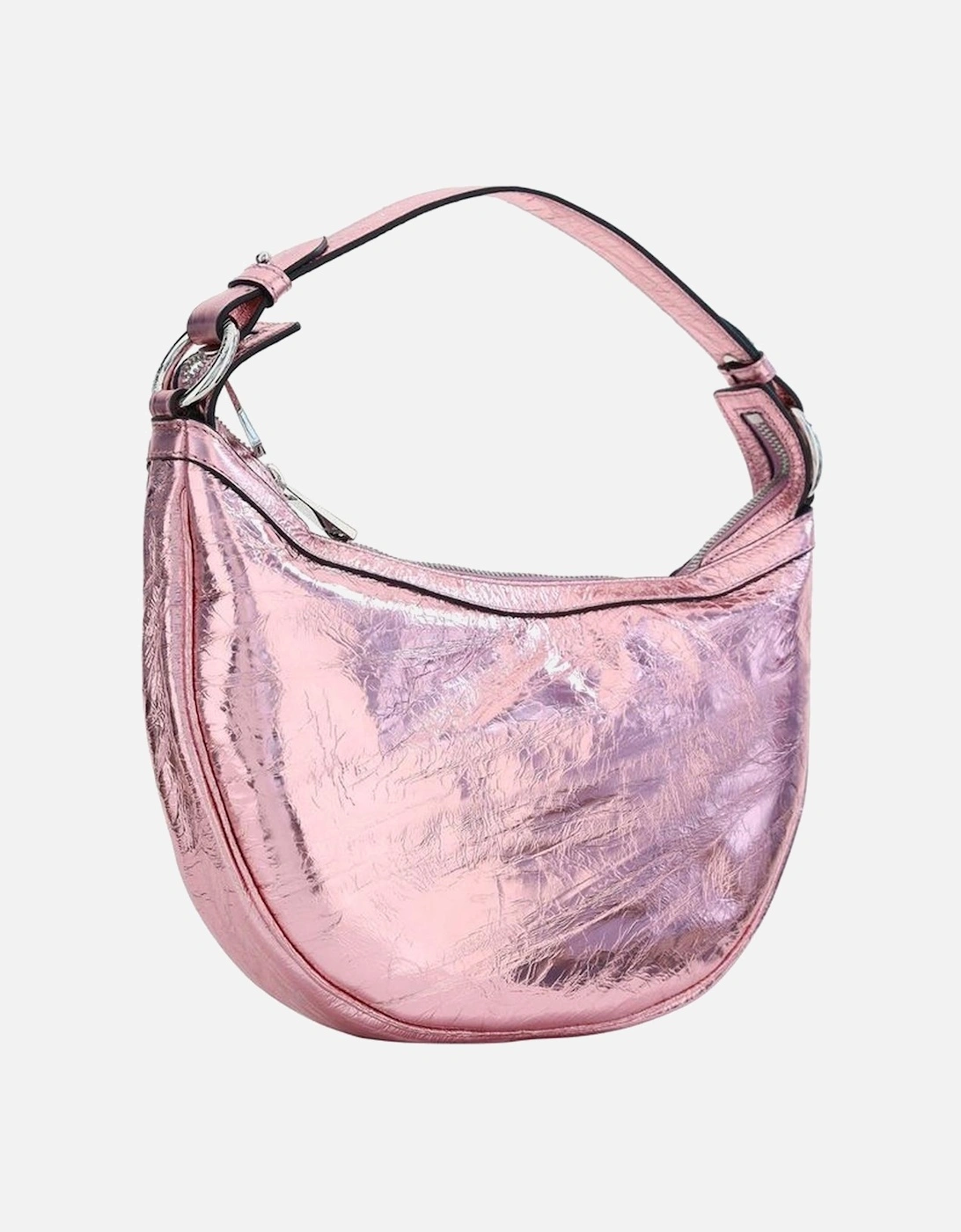 Fashionable Shoulder Bag with Zip Details Stylish Accessory for