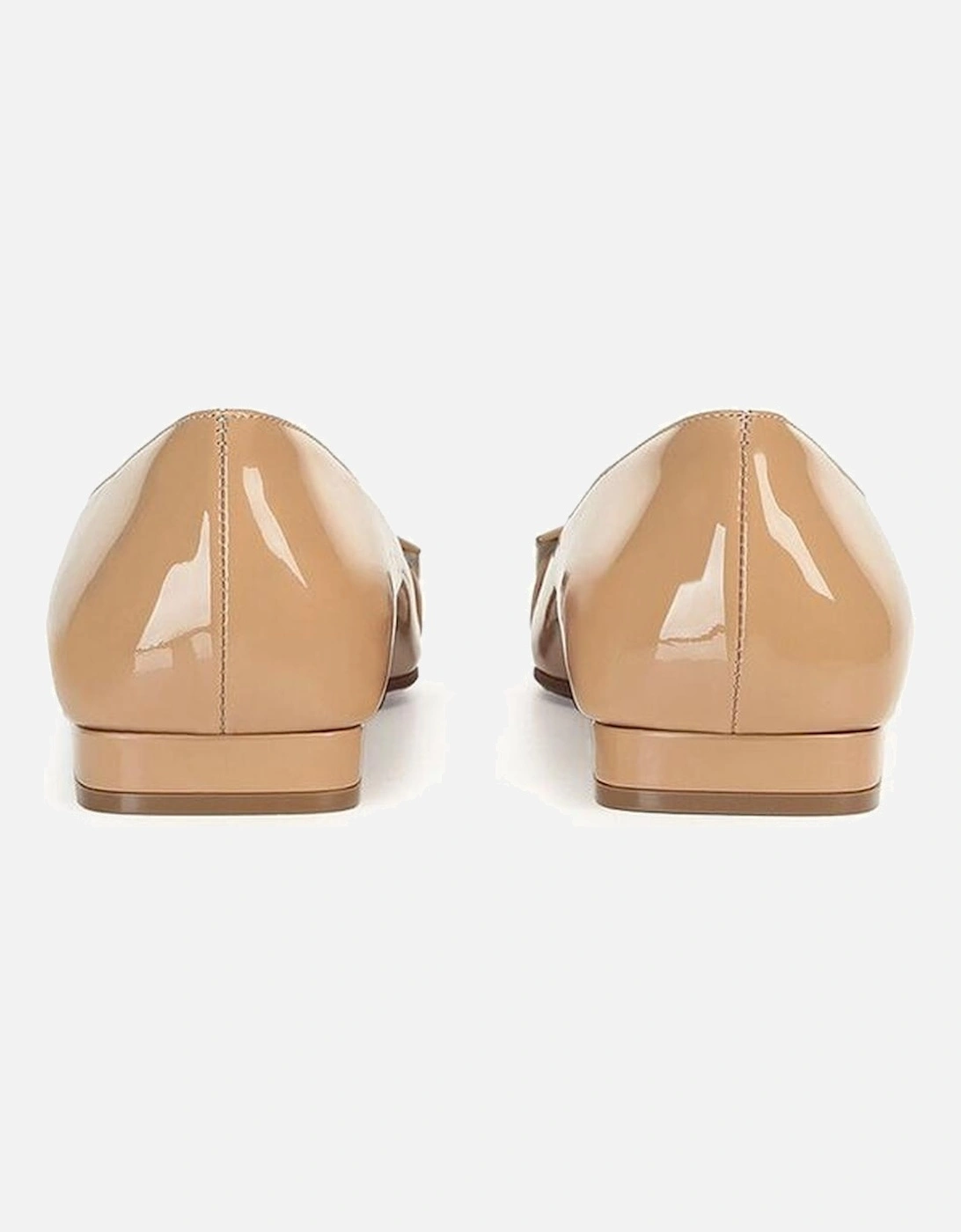 Patent Leather Square Toe Slip-On Loafers Women - Brown Shoes