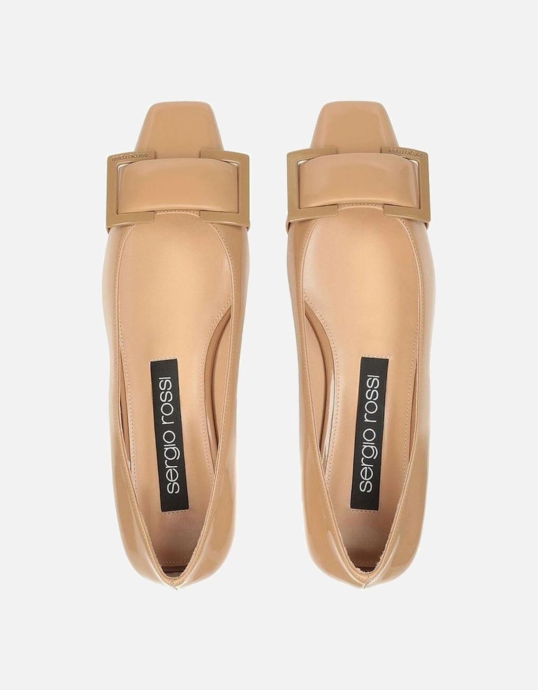 Patent Leather Square Toe Slip-On Loafers Women - Brown Shoes