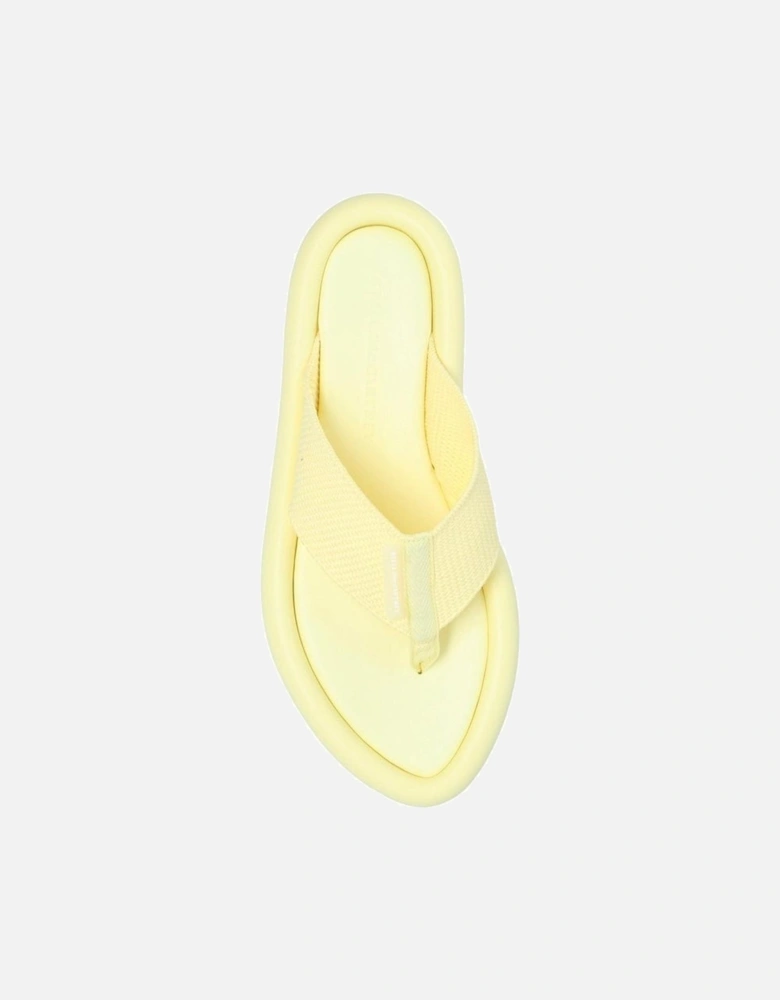 Polyamide Sneakers with Rubber Sole and Logo Detail Women - Yellow