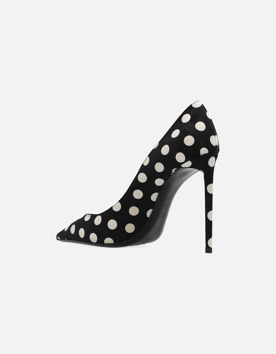 Silk Pointed Toe Heels with Contrast Detail Women - Black Pumps