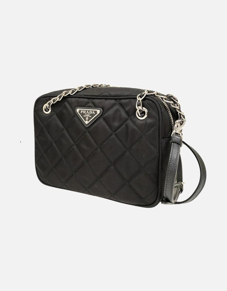 Quilted Camera Bag with Chain Strap for Everyday Essentials Women -
