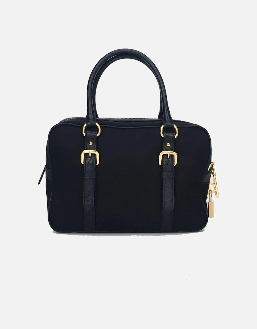 Elegant Handbag with Adjustable Strap Top Handle and Secure Buckle