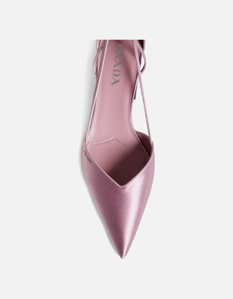 Pointed Toe Low-Block Heel Leather Shoes Women - Multicolor Pumps