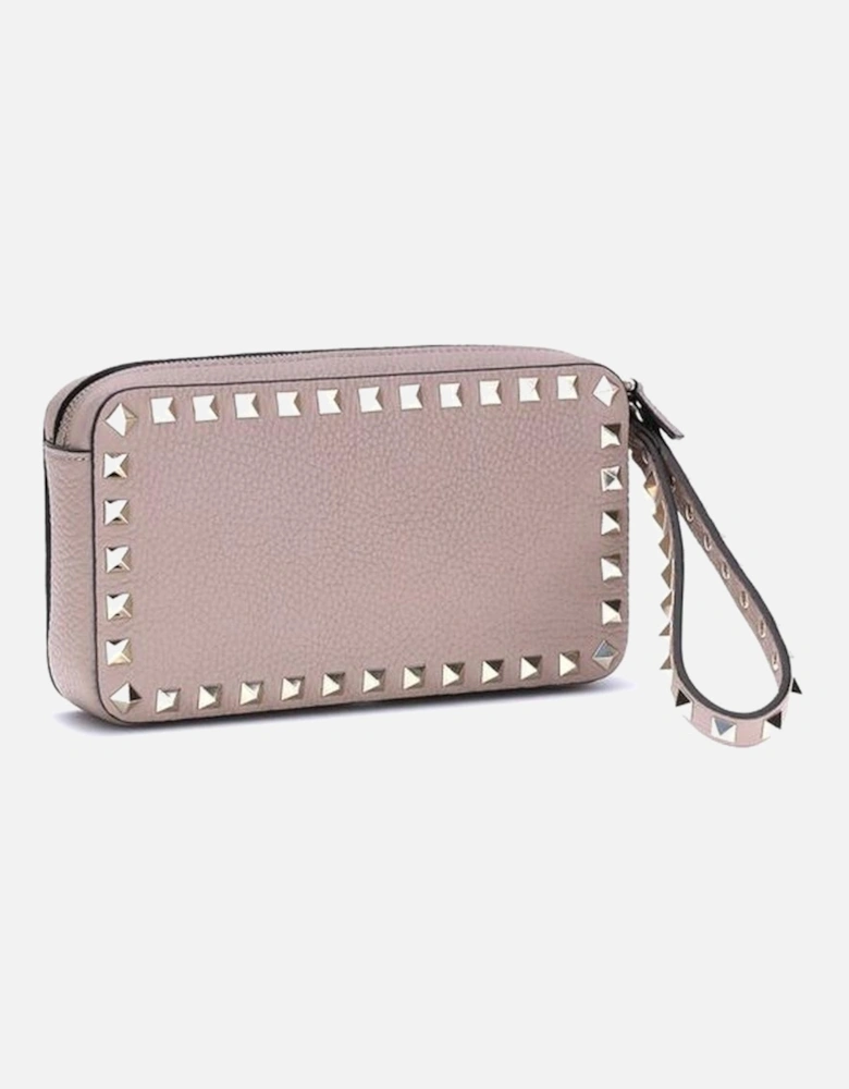 Studded Calf Leather Pochette Women - Pink Miscellaneous Jewelry