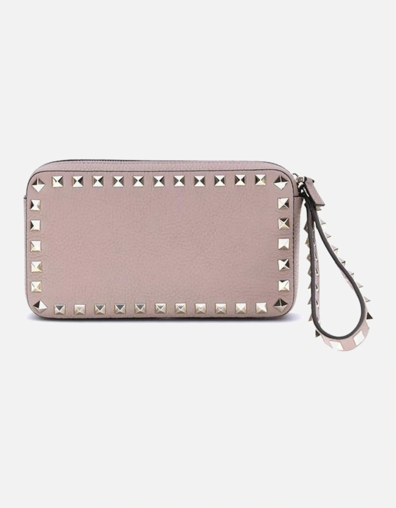 Studded Calf Leather Pochette Women - Pink Miscellaneous Jewelry
