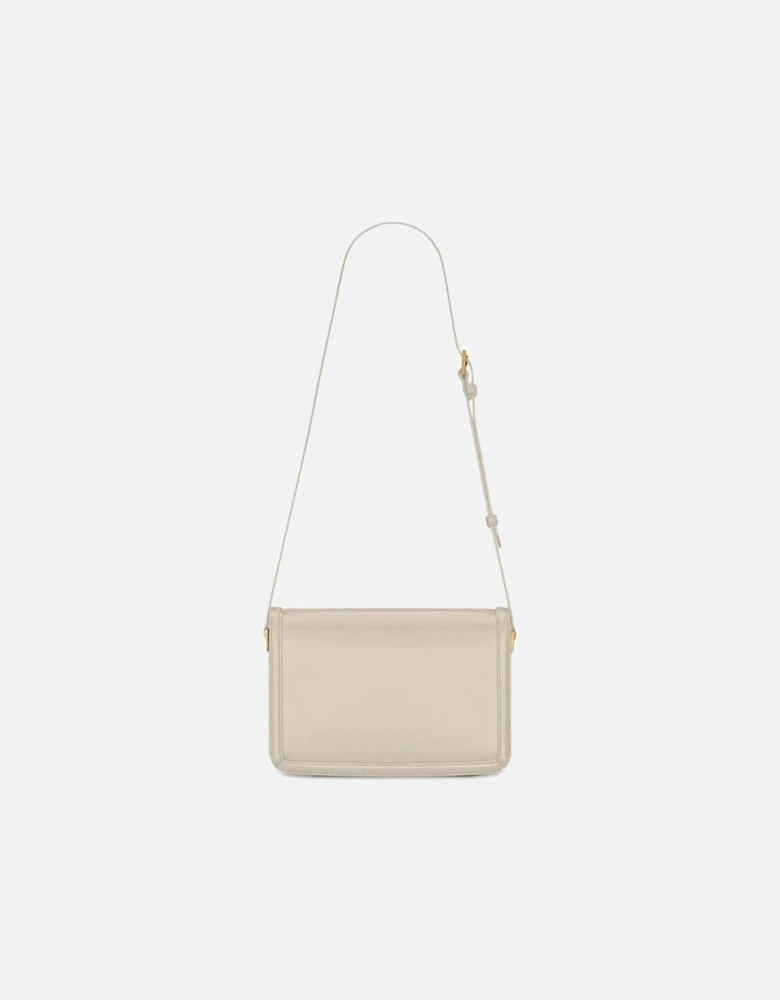 Refined Leather Shoulder Bag Elegant Carryall Fashionable Handbag