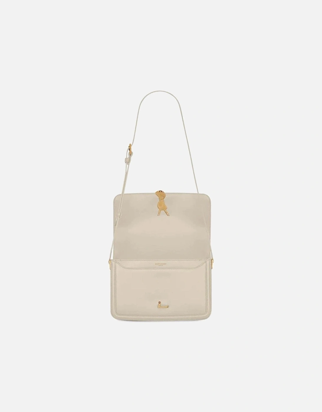 Refined Leather Shoulder Bag Elegant Carryall Fashionable Handbag