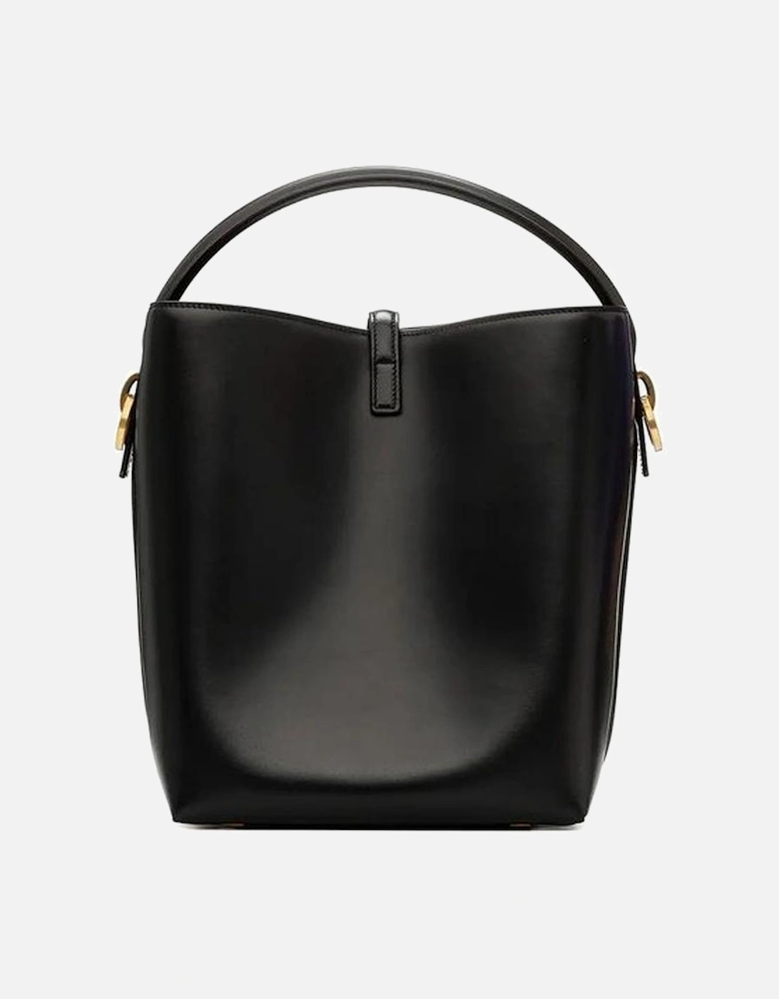 Leather Top Handle Bucket Bag with Adjustable Shoulder Strap Women -