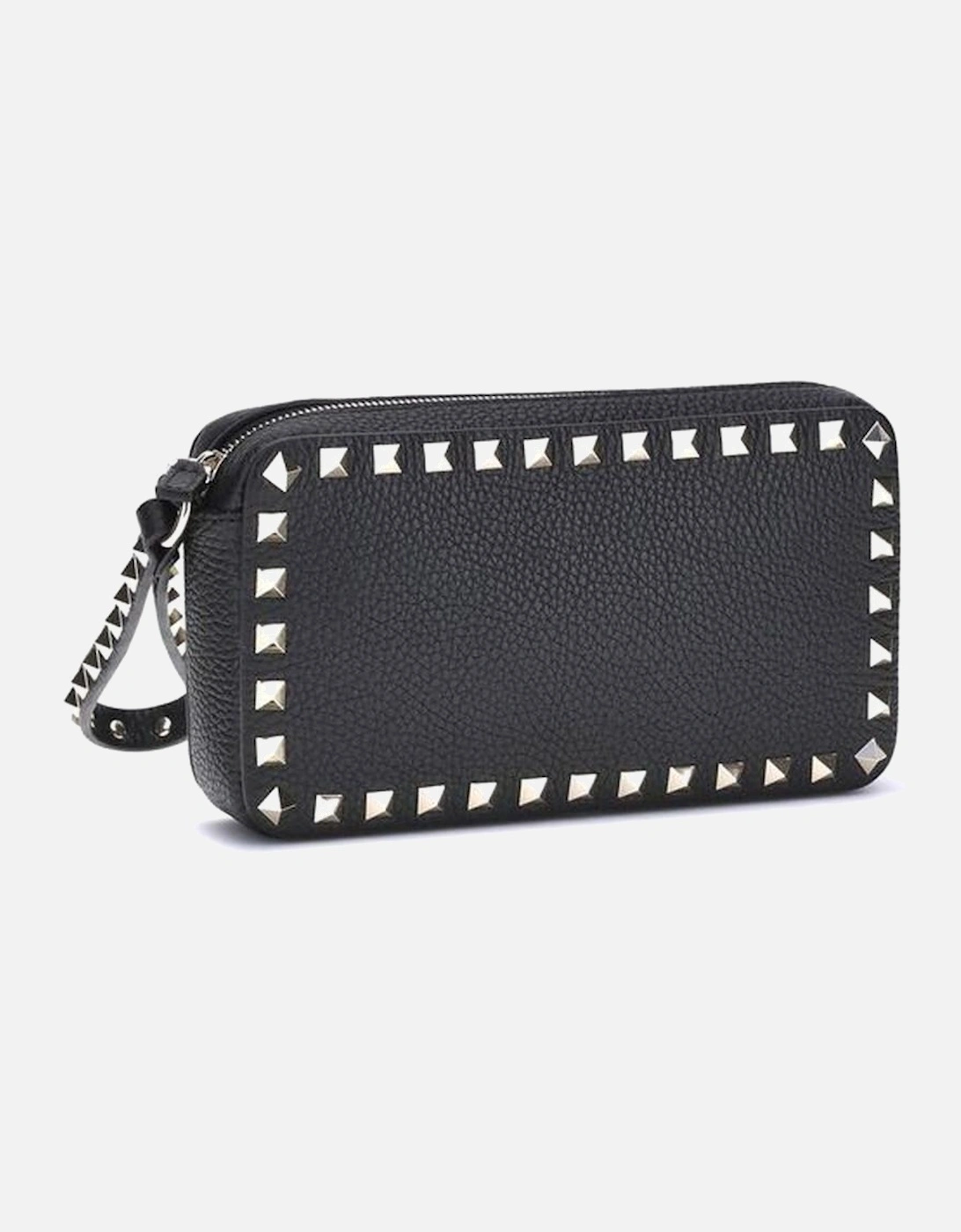 Rockstud Calf Leather Pochette Women - Black Miscellaneous Jewelry