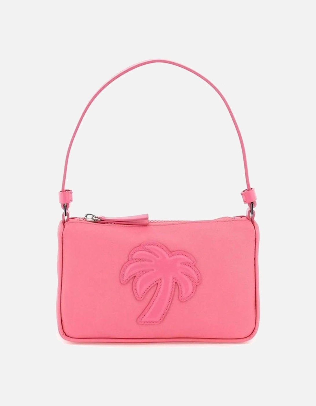 Palm Tree Applique Shoulder Bag with Zipper Closure Women - Multicolor, 4 of 3