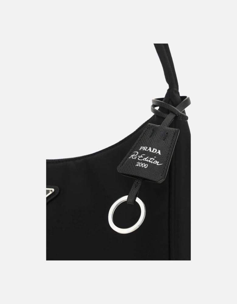 Enameled Plaque Top Handle Handbag Women - Black Miscellaneous Jewelry