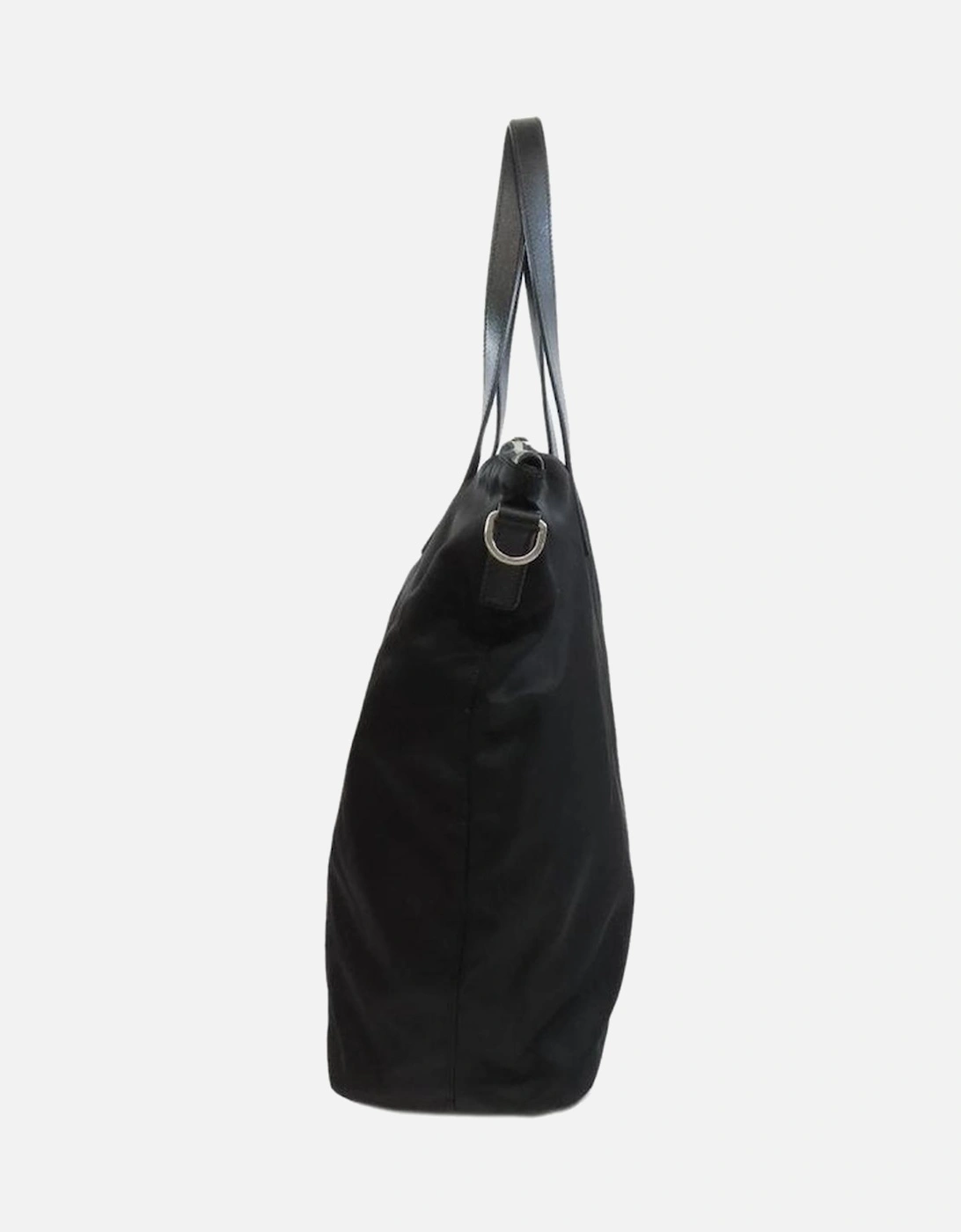 Versatile Zip Closure Tote Bag with Adjustable Strap Women - Black