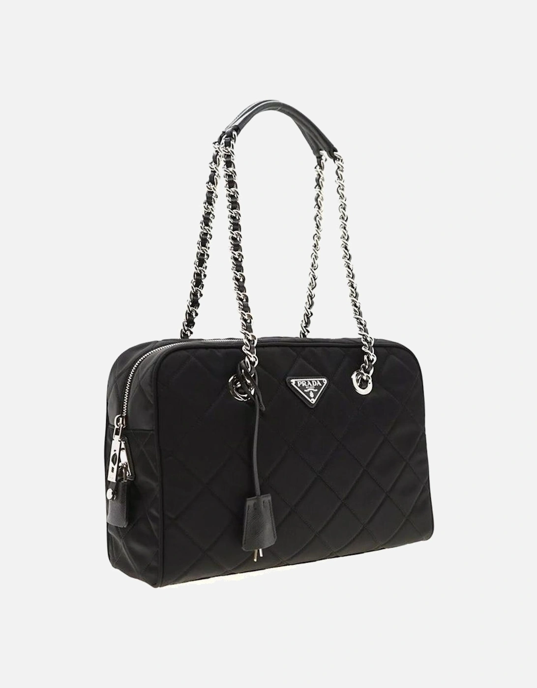 Elegant Quilted Shoulder Bag with Chain Strap for Stylish Women -