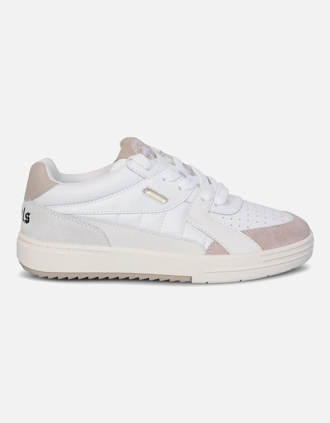 Calf Leather Perforated Lace-Up Sneakers Women - White, 5 of 4