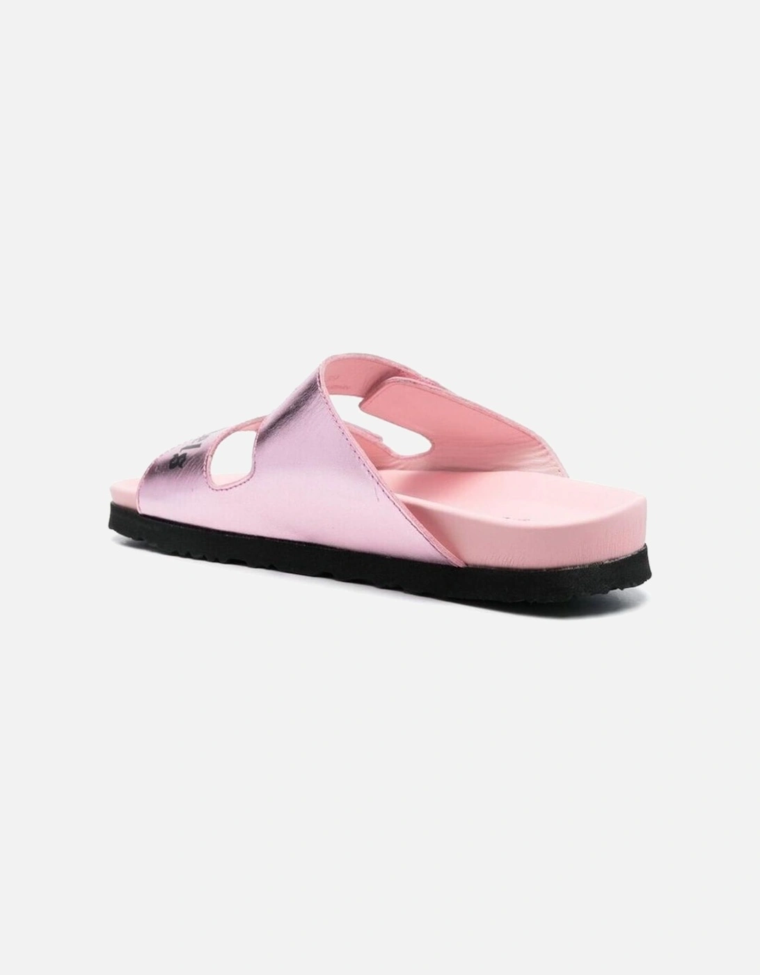 Calf Leather Slip-On Shoes with Velcro Strap Women - Multicolor