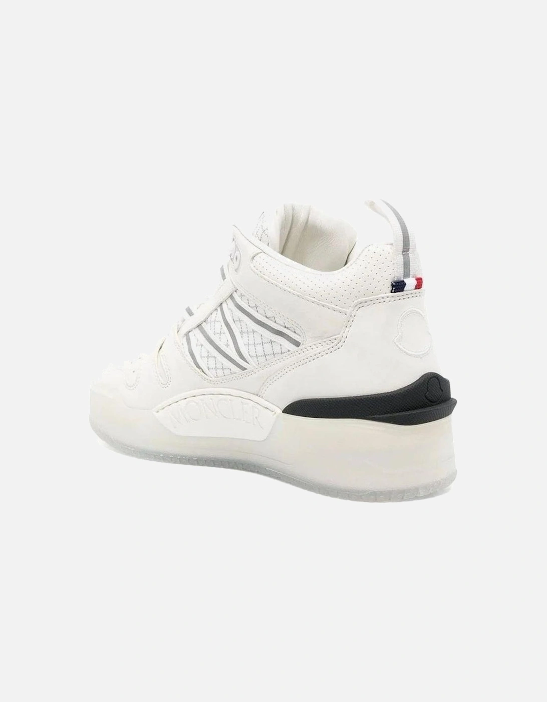 Calf Leather Perforated Lace-Up Sneakers Women - White